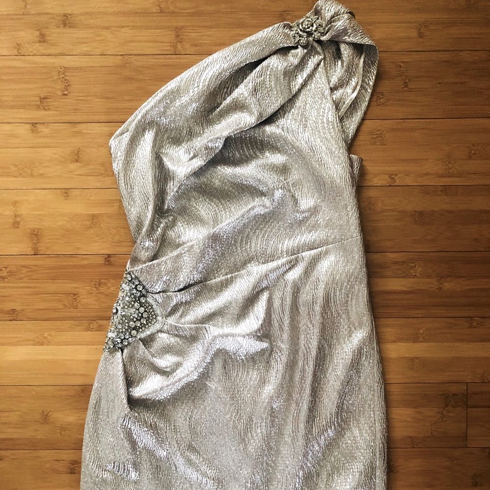 Eliza J gold formal/cocktail dress